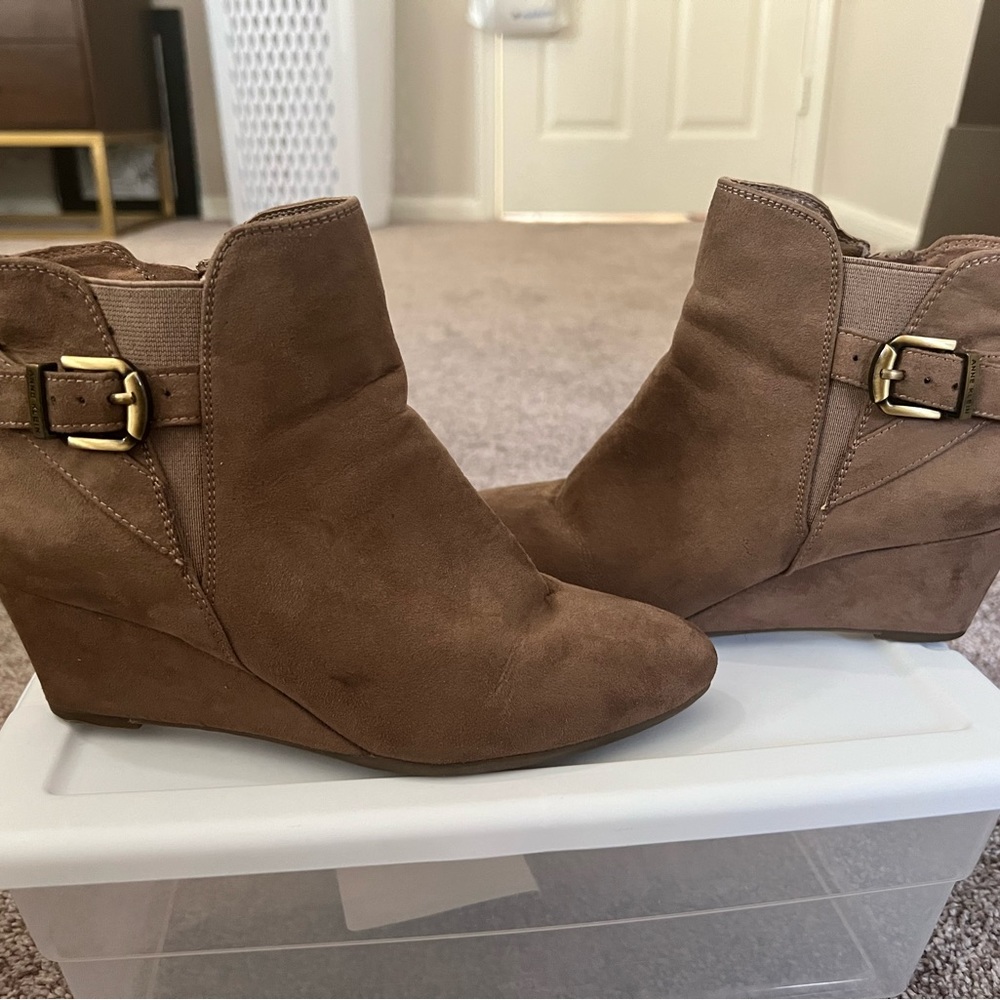 Ankle Wedge Bootie
